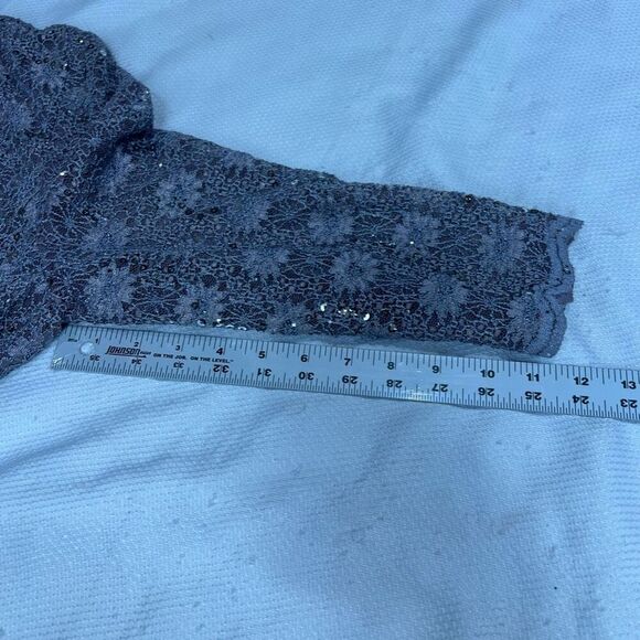 Alex‎ Evenings Lavender Silver 2 Pc Dress Jacket Set - Picture 12 of 12